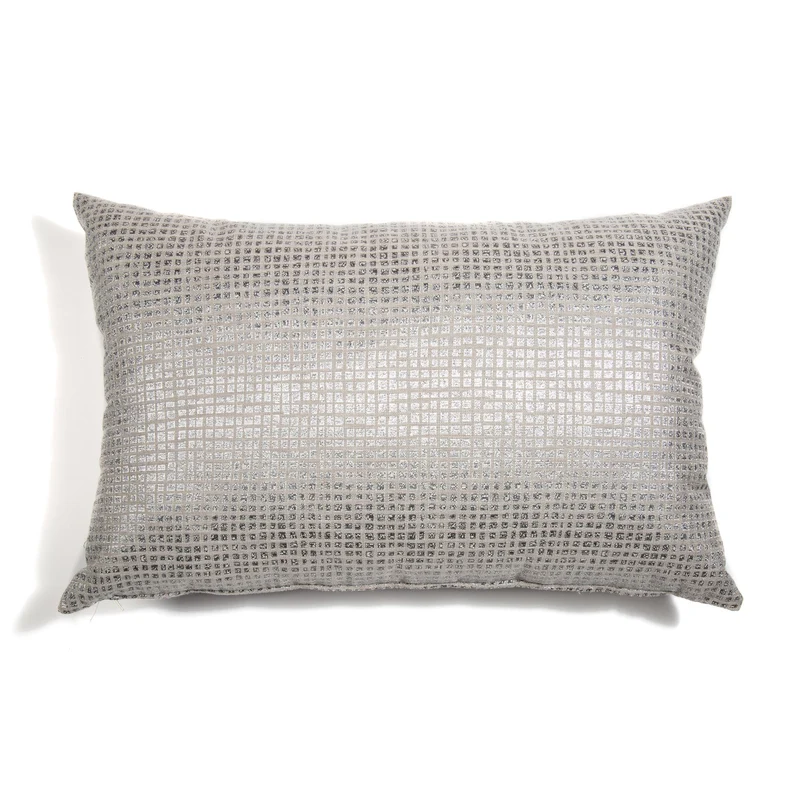 Cuscino d'arredo in Raso Jacquard Dolce-vita-quadretto Caleffi Moderno