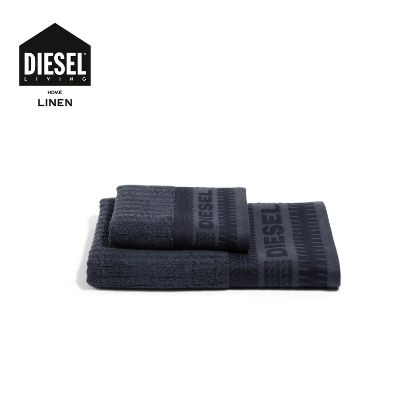 Asciugamano con Ospite solid diesel in Cotone 450 gr/mq