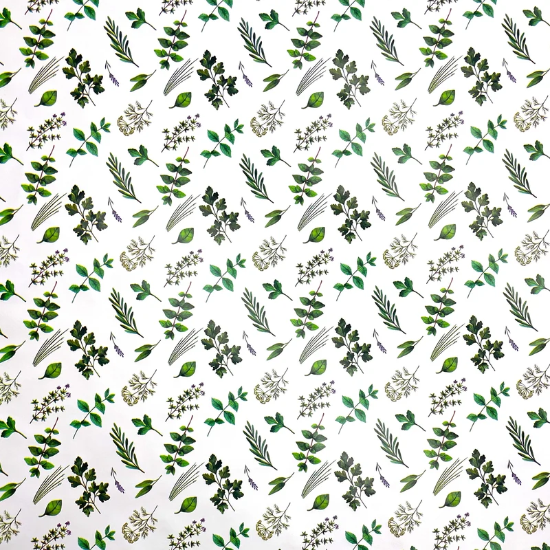 Wachstuch Tischdecke K150158 Blumen Blüten Kräuter eckig rund oval