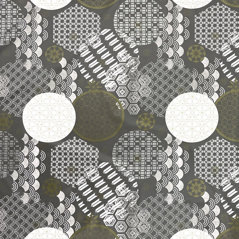 Wachstuch Tischdecke geprägt Weihnachten B5023-02 Schneeflocke gold grau anthrazit eckig rund oval