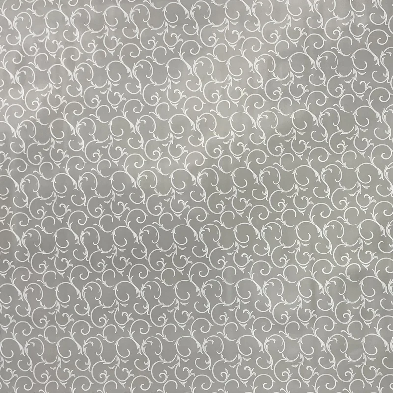 Wachstuch Tischdecke K150193 Barock Ornamente hellgrau eckig rund oval
