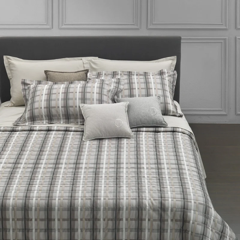 Trapunta Tartan in Raso Jacquard 300 gr/mq