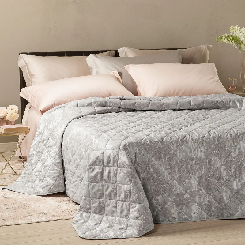 Copriletto Primaverile angel in Raso Jacquard 80 gr/mq