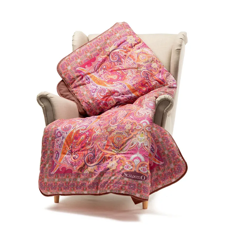 Plaid Scaldotto mandarin in Cotone 250 gr/mq